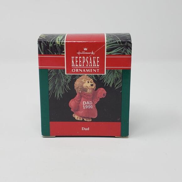 1990 Hallmark Dad Handcrafted Keepsake Holiday Christmas Ornament. - Picture 8 of 8